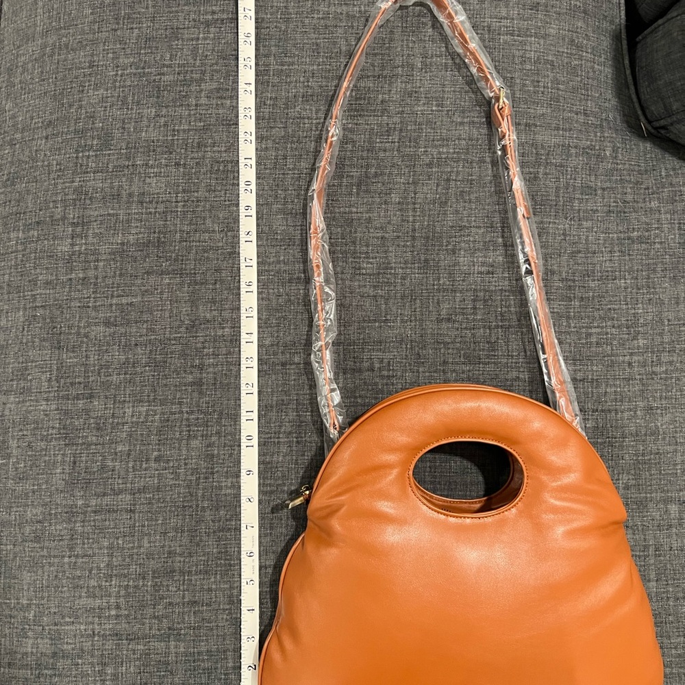 Tan Puff Women's Handbag - Picture 10 of 12